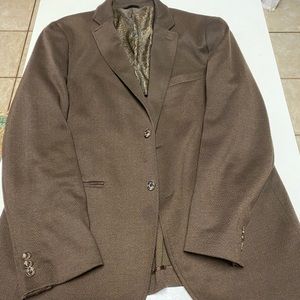 Tasso Elba mens brown blazer, size L